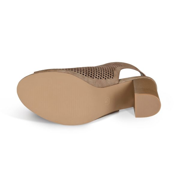 Peep Toe Booties Women, Ankle Booties Skeleton Boots Hook & Loop Strap Mid Block Heel Sandals for Women