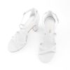 Chunky Block High Strappy Heels for Women Pump Heeled Sandals Open Toe Ankle Strap Buckle Party Wedding Prom Dress Shoes