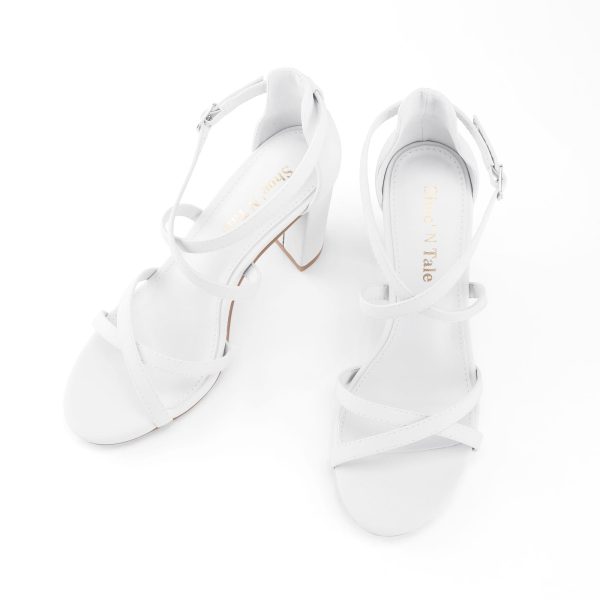 Chunky Block High Strappy Heels for Women Pump Heeled Sandals Open Toe Ankle Strap Buckle Party Wedding Prom Dress Shoes