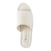 Chunky Platform Sandals for Women 2025 - Open Toe Slip On Summer Sandals, Cream Fashion Women's Wedge Slides Sandals