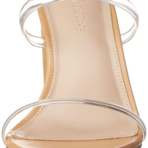 Women's Avery Square Toe Two Strap High Heeled Sandal