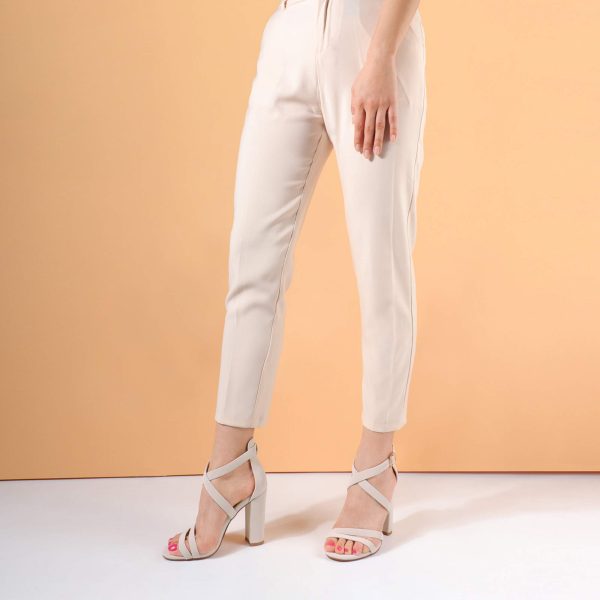 Women's Chunky High Heel Sandal Strappy Open Toe Ankle Strap Dress Shoes for Women Bridesmaid Ladies in Wedding Bridal Evening