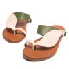 Women's Toe Loop Slide Sandals - Comfortable Slip-On Summer Flats, Lightweight and Stylish for Beach, Travel, and Daily Wear