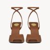 Womens Stilleto Sandals Covered Square Open Toe Pumps Adjustable Ankle Strap Office Party Dressy Shoes Summer Sexy Elegant 4.1