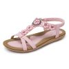 Flat Sandals for Women Dressy: Summer Comfortable Ankle Strap Womens Sandal