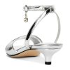 Womens Open Toe Low Heel Sandals Ankle Strap Kitten Heels Prom Slingback Dress Shoes 1.4 Inches Heels