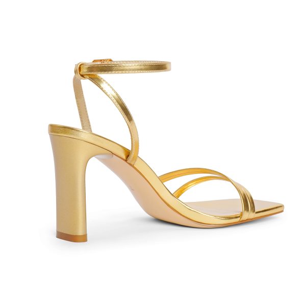 Womens Sandals Square Open Toe Chunky High Heels Strappy Ankle Strap Sandals Comfort Dress Party Shoes