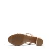 Women's Two Strap Open Toe Low Block Chunky Heels Sandals Dress Pumps Casual Summer Mules Shoes