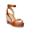 Women's Hilarie Burnished Leather Espadrille