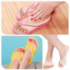 8 Pairs Toe Liner Socks Women Five Toeless Open Toe Sock for Summer Sandal with Nonslip Heel Gripper
