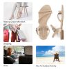 Women’s Flat Sandals Slip On Summer Gladiator Open Toe Braided Slingback Shoes