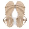 Women’s Flat Sandals Slip On Summer Gladiator Open Toe Braided Slingback Shoes