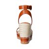 Women's Hilarie Burnished Leather Espadrille