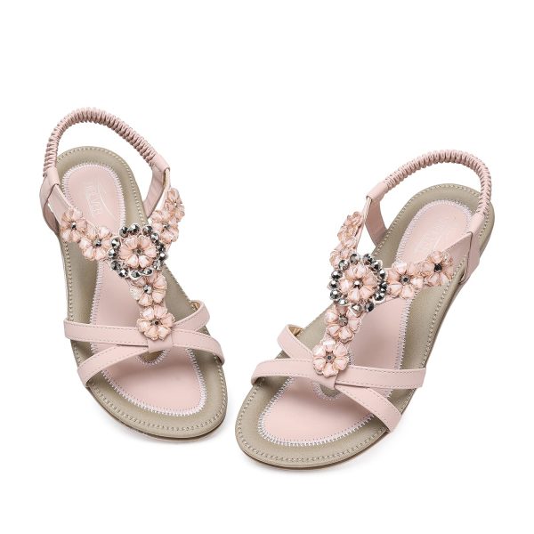 Flat Sandals for Women Dressy: Summer Comfortable Ankle Strap Womens Sandal