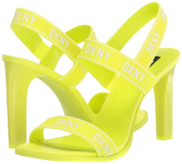 Women's Logo Slingback Open Toe Heel Heeled Sandal