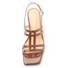Women's Low Heels Strappy Sandals Square Open Toe Ankle Strap Low HeeL Sandals Comfort Dress Party Wedding Shoes 2"