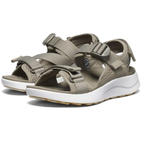 womens Elle Sport Backstrap Breathable Adjustable Comfortable Open Toe Athletic Wedge