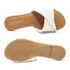 Women's Flat Sandals Fashion Slides With Soft Leather Slippers for Summer Size 6-11