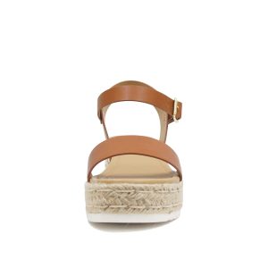 CLIP ~ Women Open Toe Ankle Strap Platform Espadrille Sandal