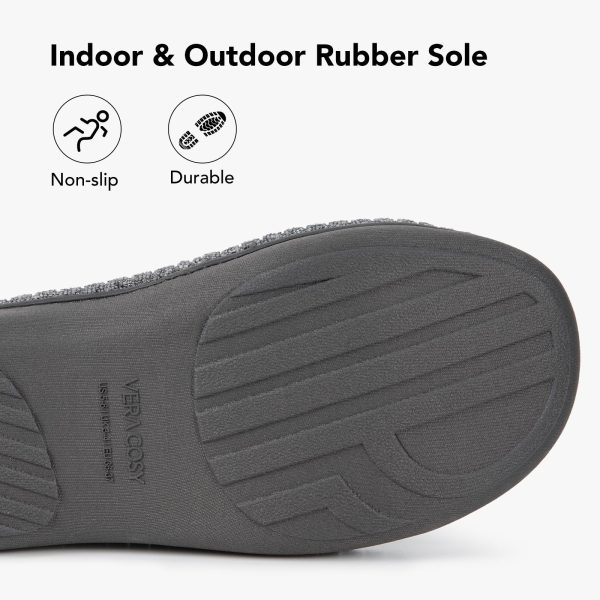 Women's Open Toe Slippers Soft Terry Cloth Indoor Slip on House Shoes