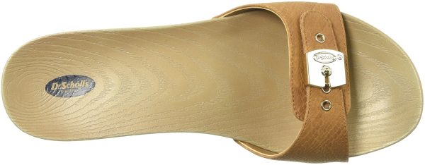 Women's Classic Sandal Faux Wood Slide Sandal