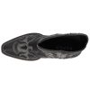 Womens Amelia Tooled Inlay Snip Toe Casual Boots Ankle Low Heel 1-2" - Brown