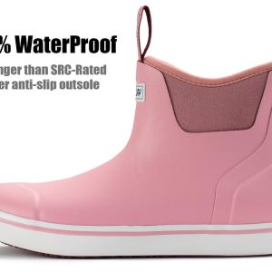 Women's Deck Boots Professional Non-Slip Fishing & Ankle Deck Boot Waterproof Rain Boots