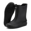 Rain Boots for Men Waterproof Fashionable Rubber Boots Non-slip Outdoor Garden Boots Mid Calf Muck Work Shoes Comfort