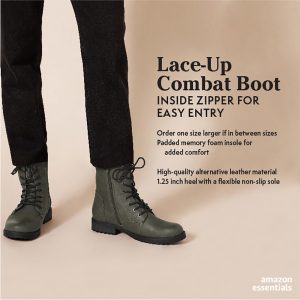 Women's Lace-Up Combat Boots