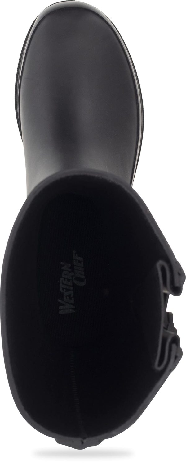 Women Solid Mid Height Waterproof Rain Boot