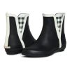 Women's Rain Boots, Mid Cut Rubber Rain Boots for Women - Waterproof Flat Heeled Ankle Boots for Ladies