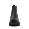 PIONEER ~ Women Lug Sole Mid Heel Chelsea Fashion Ankle Bootie w/Double Elastic Gore