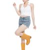 Mid Calf Boots for Women Chunky Block Heel Women’s Tall Boots Square Toe Comfortable Casual Boots Low Heel Trendy Stylish Boots