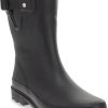 Women Solid Mid Height Waterproof Rain Boot