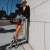 Women Mid Calf Cowboy Boots Chunky Heel Half Boot Cow Print Western Boots Plus size (US 4-12.5)