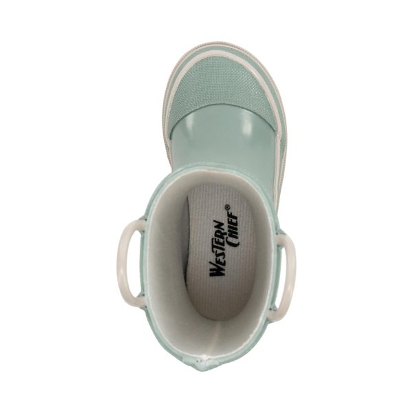 Kids Waterproof Rubber Classic Rain Boot with Pull Handle