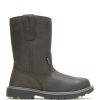 Men's Floorhand 10" Waterproof Wellington Boot, Dark Brown, 11