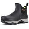 Men's Rubber Boots Waterproof Rain Footwear Durable Short Hunting Boots for Mud Gardening Yard and Chore Working