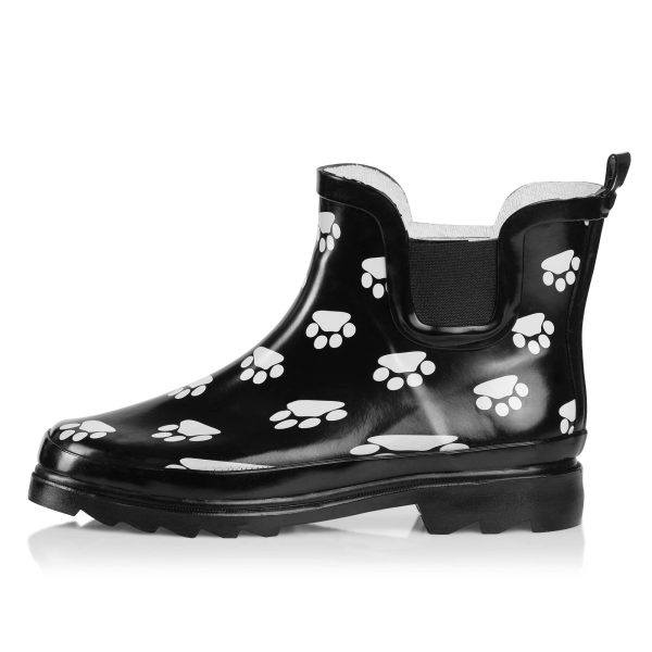 - Womens Ankle Rain Boots - Ladies Waterproof Winter Spring Garden Boot runs ½ size large