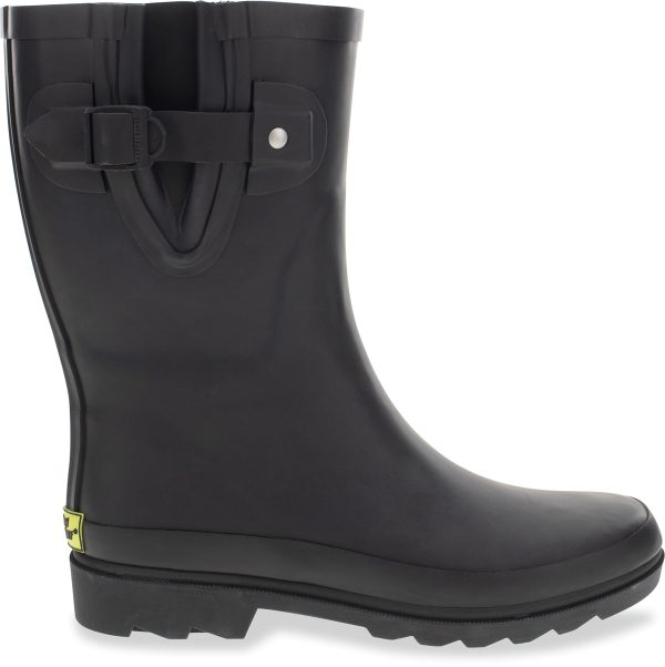 Women Solid Mid Height Waterproof Rain Boot