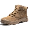 Steel Toe Boots for Men Women Comfortable Lightweight Work Boots for Men Slip Resistant High Top Steel Toe Safety Shoes Puncture
