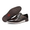 Casual Men's Dress Lace-up Oxfords Shoes Classic Formal Business Dress Sneakers Wedding Party Dress Shoes for Mens