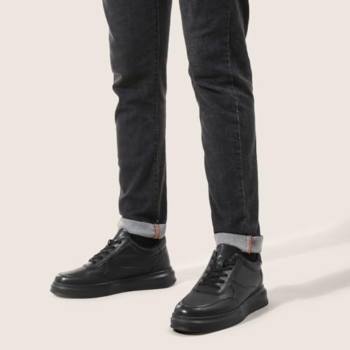 Height Increasing Shoes - Elevator Shoes for Men Invisible Hidden Heel Casual Sneaker