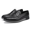 Casual Men's Dress Sneakers Shoes, Fashion Business Loafer Classic Leather Dress Shoes for Mens