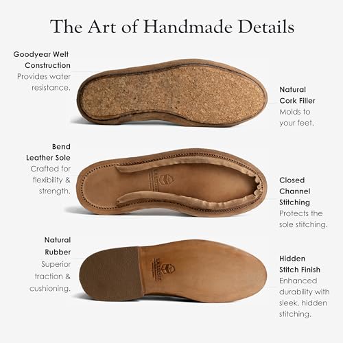 The Montana, Leather Slip On Loafers, Business Casual Shoes for Men, Mens Dress Sneakers, Men's Boat Shoe, Slipper & Moccasins