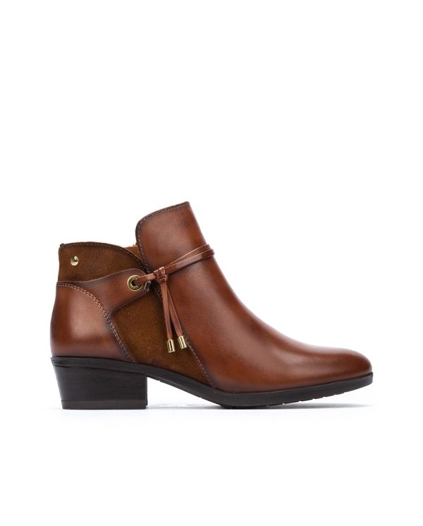 High-Heel Ankle Boot Leather Daroca for Woman