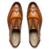 Wingtip Brogue Oxford Handcrafted Men's Genuine Leather Lace up Dress Shoes