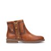 Flat Ankle Boots Leather Aldaya for Woman