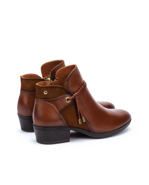 High-Heel Ankle Boot Leather Daroca for Woman