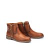 Flat Ankle Boots Leather Aldaya for Woman
